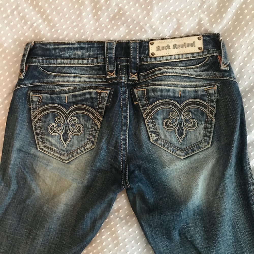 Rock revival bootcut jeans